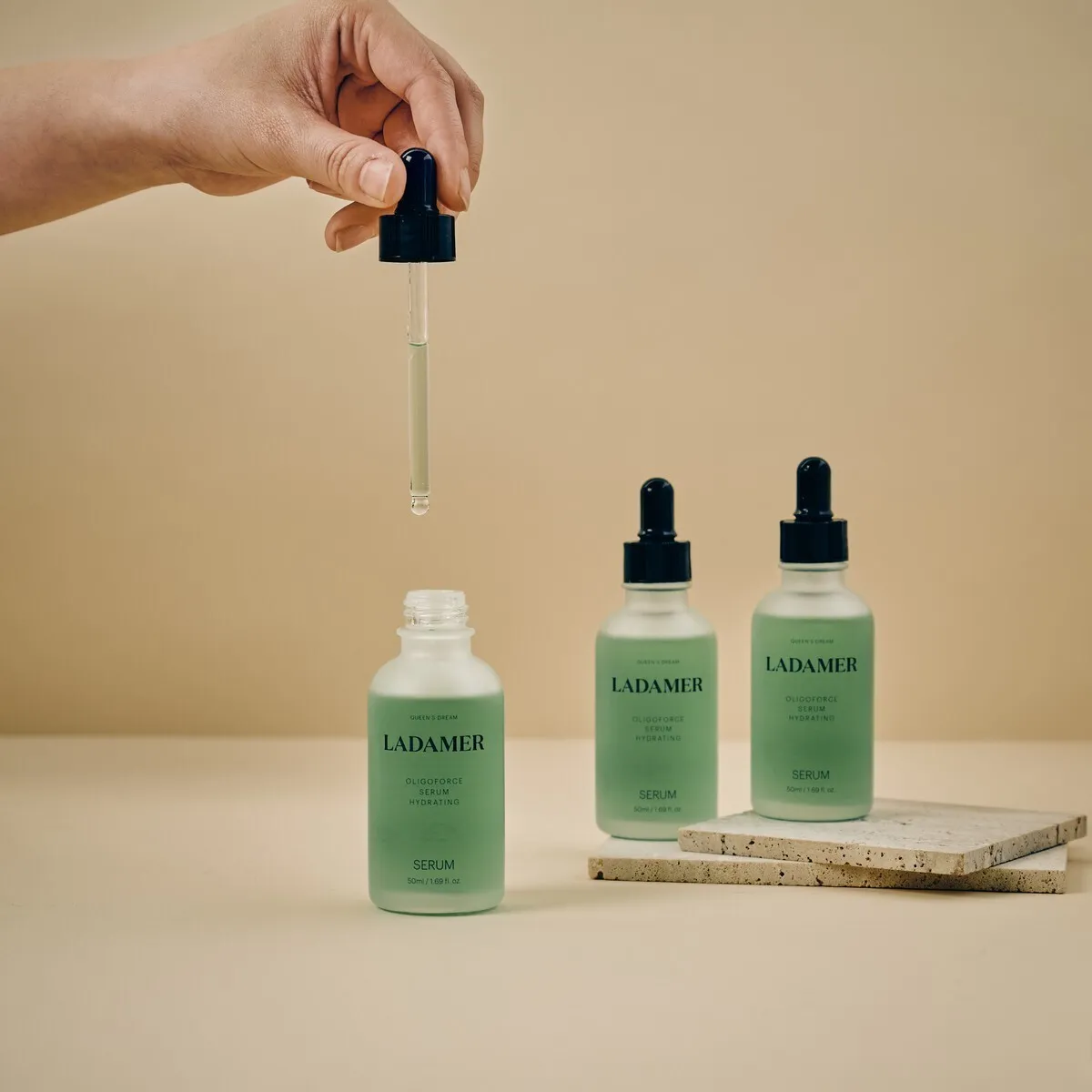 【韓国発】ラダメール セラム 50ml｜オイルフリー水光肌美容液 LADAMER SERUM