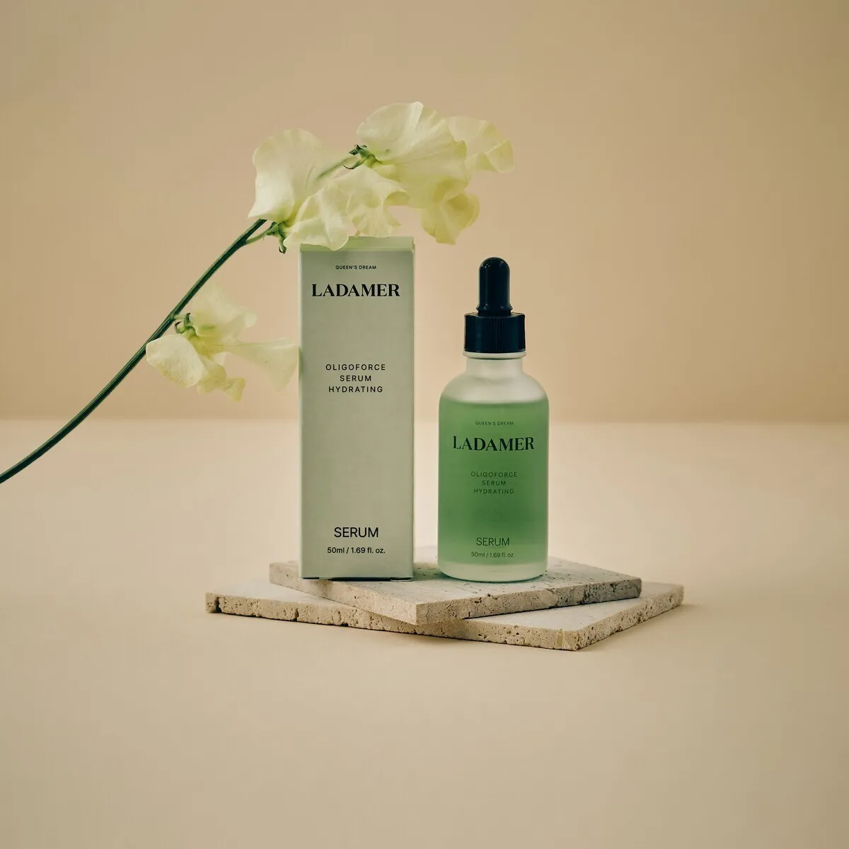 【韓国発】ラダメール セラム 50ml｜オイルフリー水光肌美容液 LADAMER SERUM