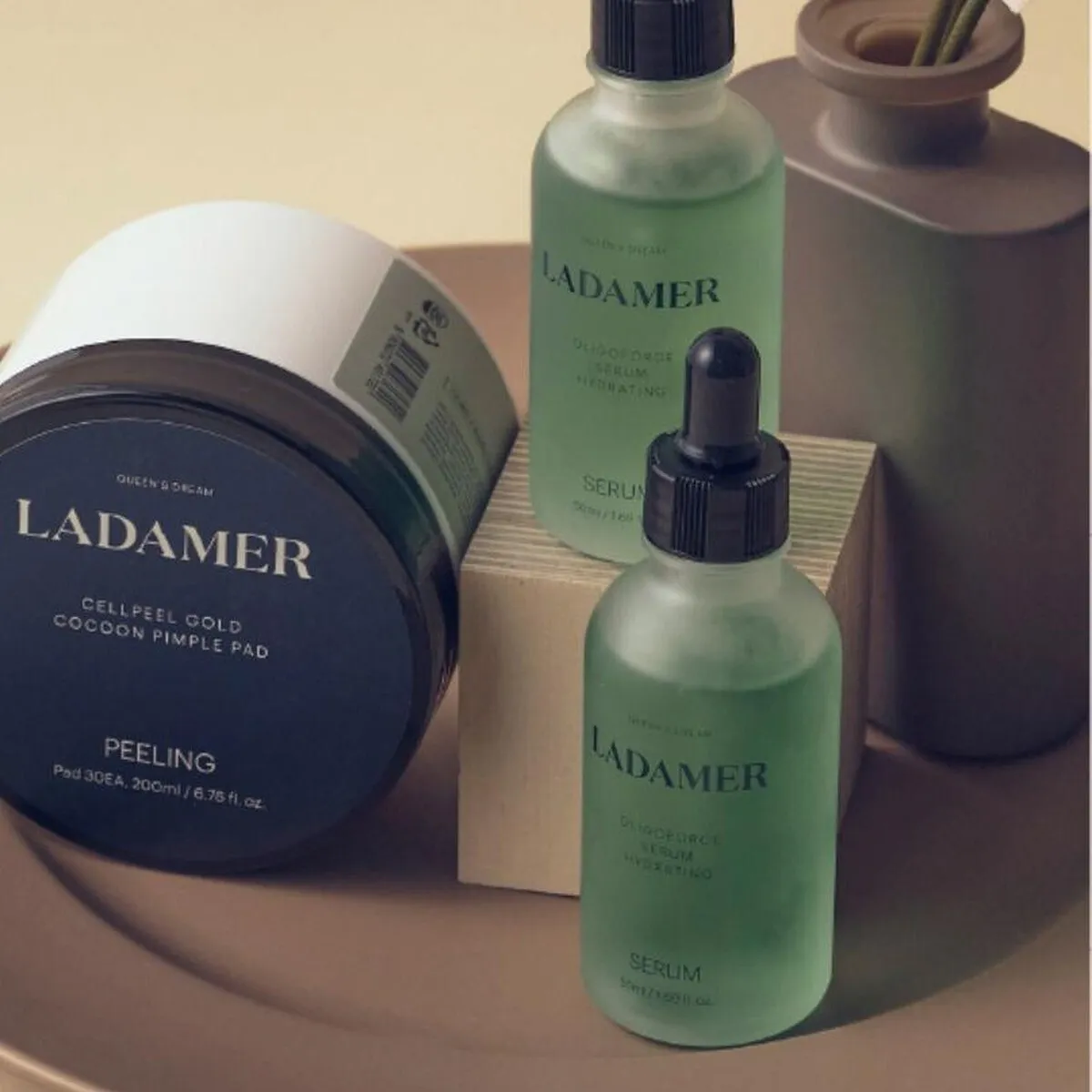 【韓国発】ラダメール セラム 50ml｜オイルフリー水光肌美容液 LADAMER SERUM