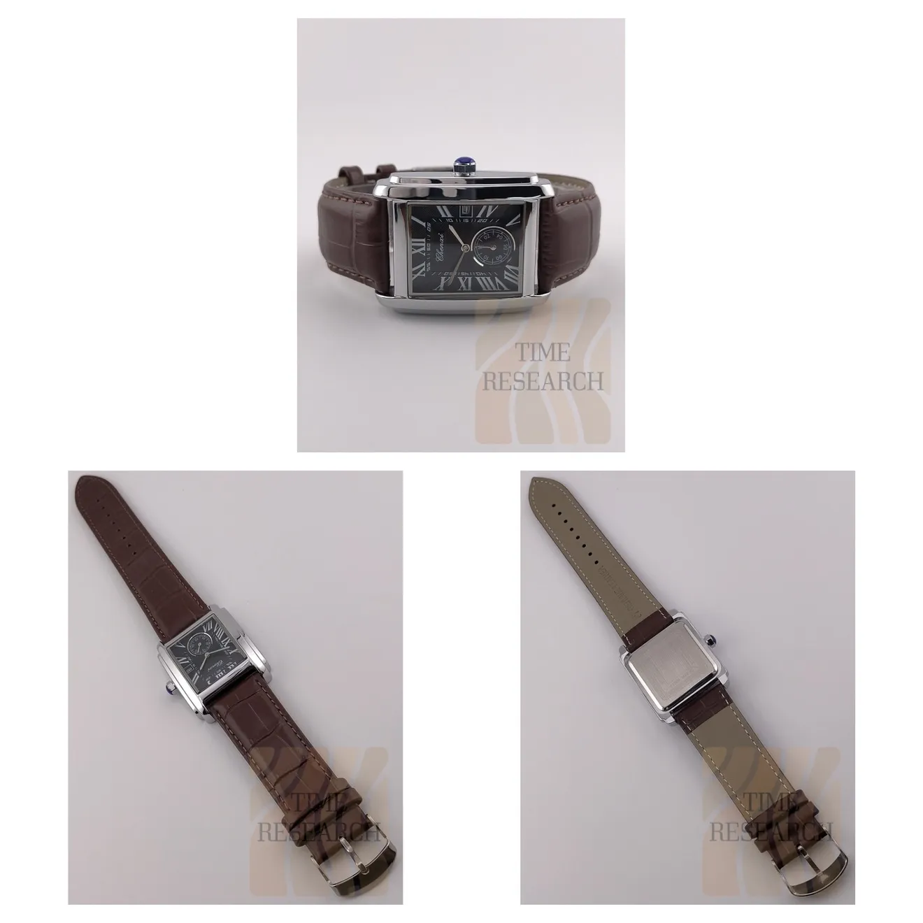 力強くそしてクール【シックスタイルエディション/新品】レクタングル ブラウン革