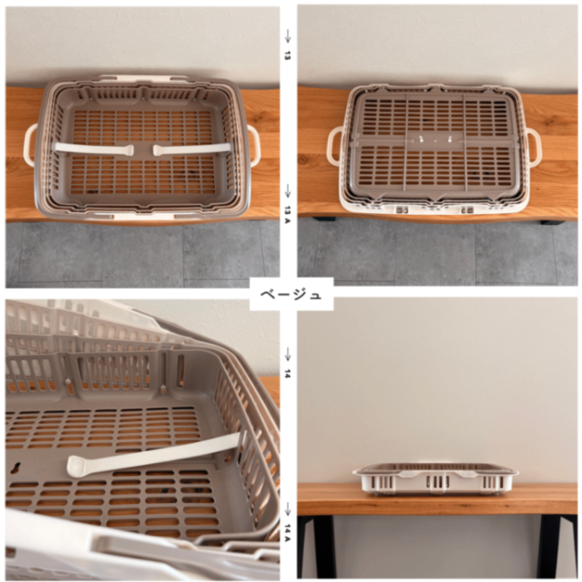 【好きなカラー3点】折りたたみ買い物かご レジかご たためるバスケット 買い物カゴ