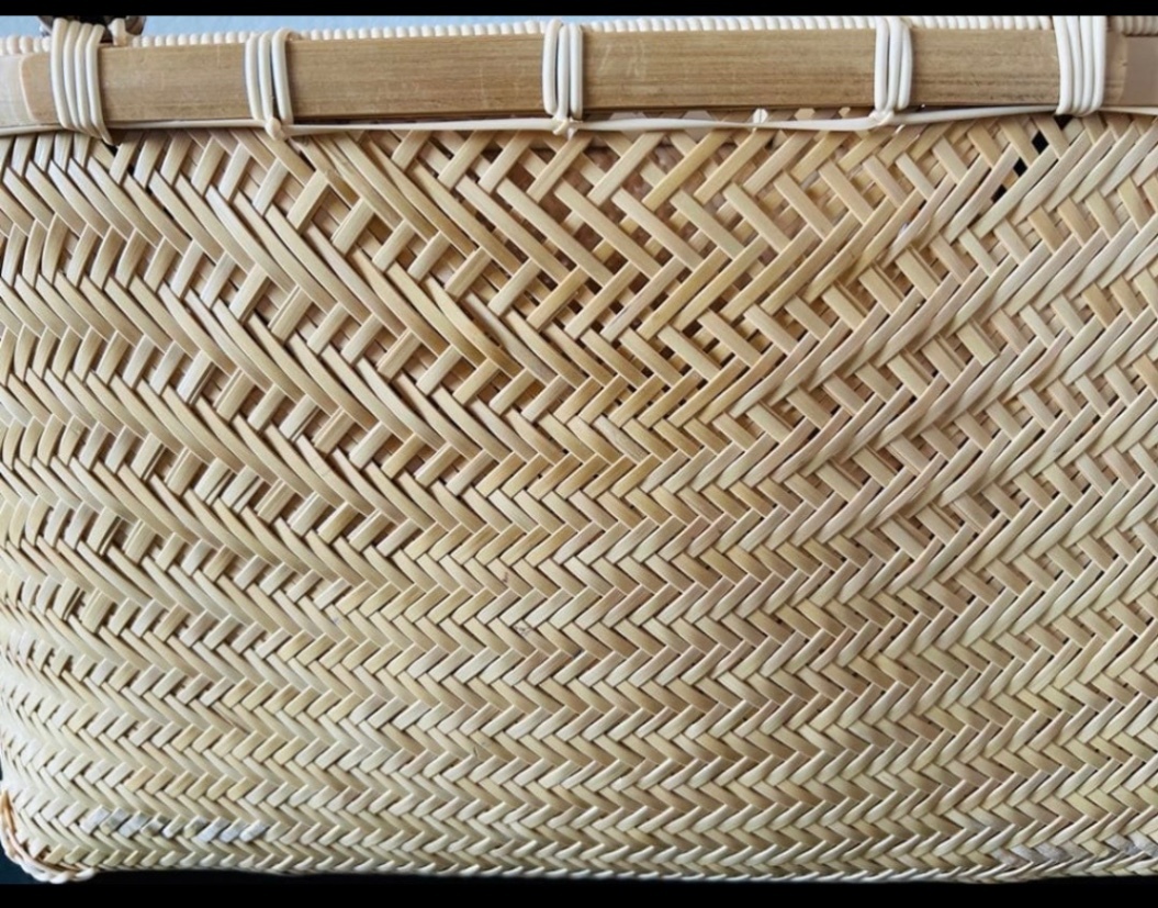② 竹カゴ 籠 かごバック 竹細工 国産真竹