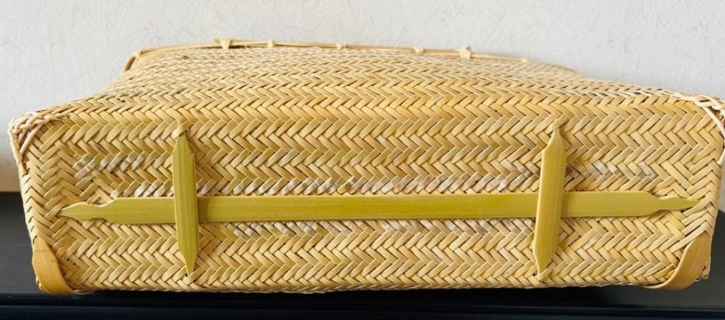 ② 竹カゴ 籠 かごバック 竹細工 国産真竹
