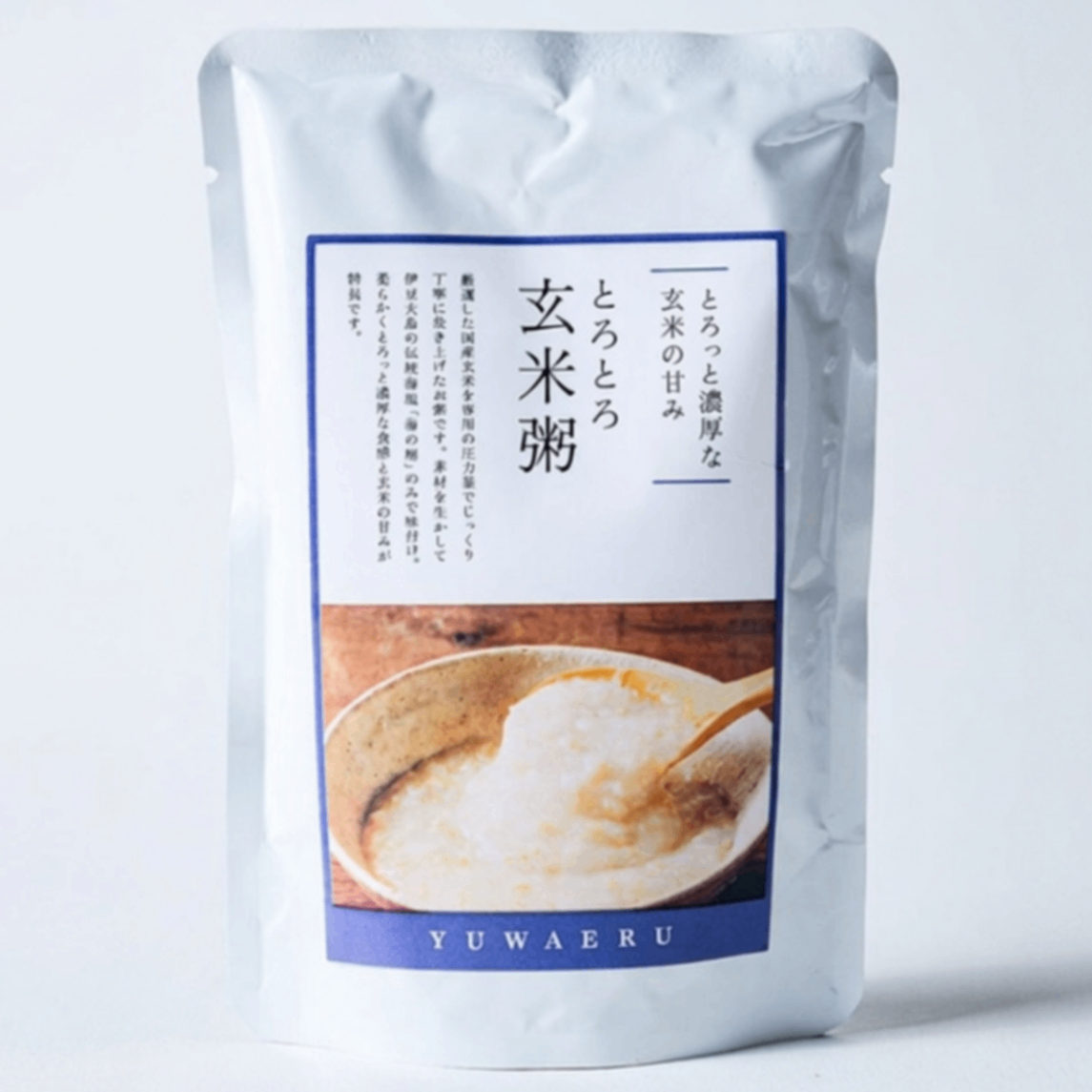 とろとろ玄米粥 200g×6食｜87kcal｜国産玄米・海の精使用｜無添加レトルト｜結わえる