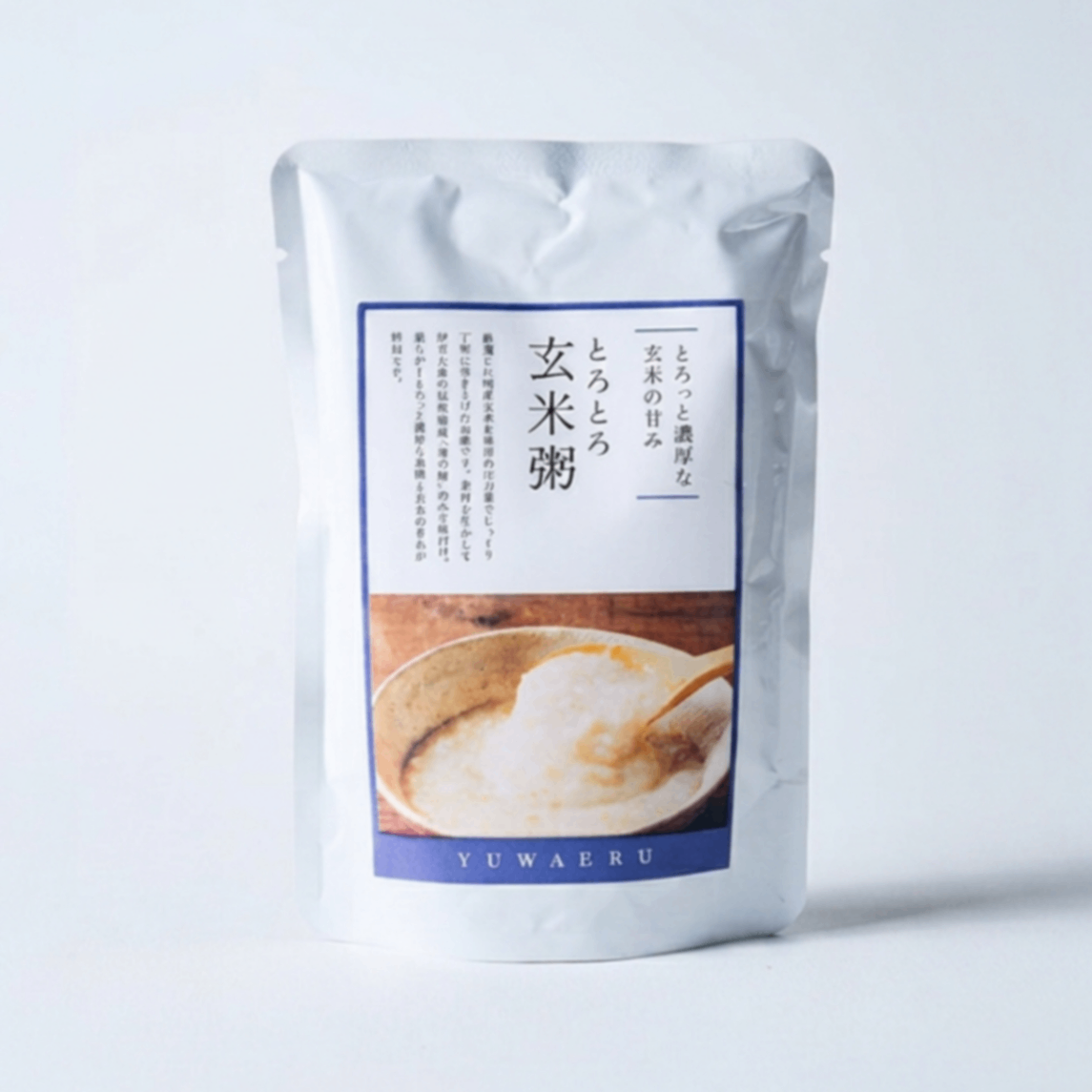 とろとろ玄米粥 200g｜87kcal｜国産玄米・海の精使用｜無添加レトルト｜結わえる