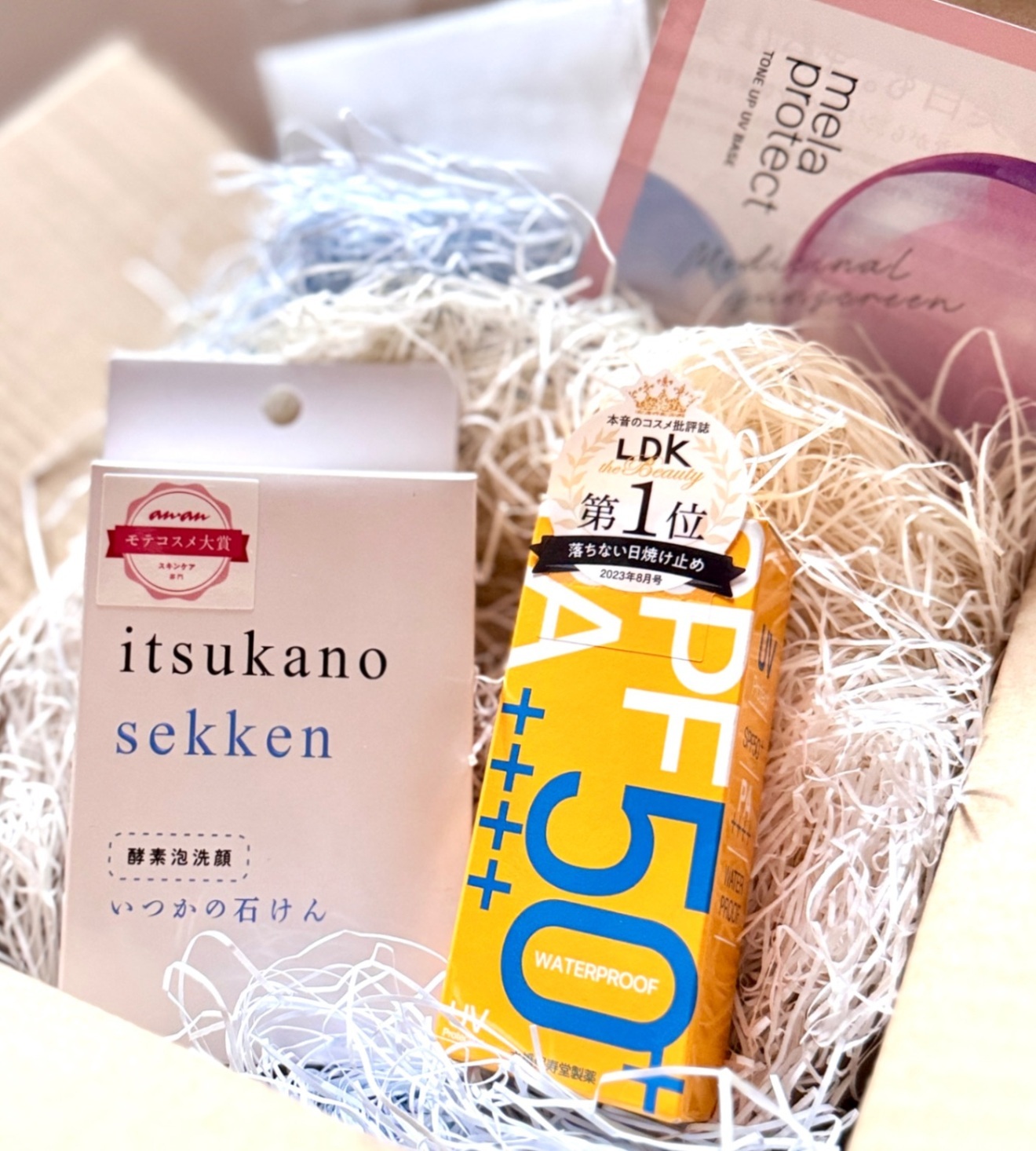 【お中元・夏ギフト】洗う×守る スキンケアセット|いつかの石けん&薬用美白UVメラプロテクト|正規品