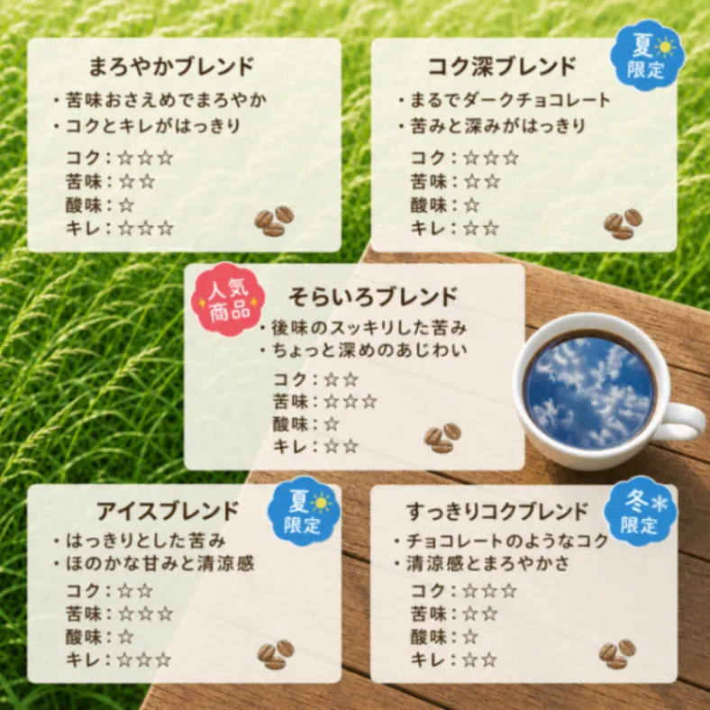 超お買得❗️<スペシャルティコーヒー100%使用>
飲み比べブレンド2種セット 100ｇ×2種類