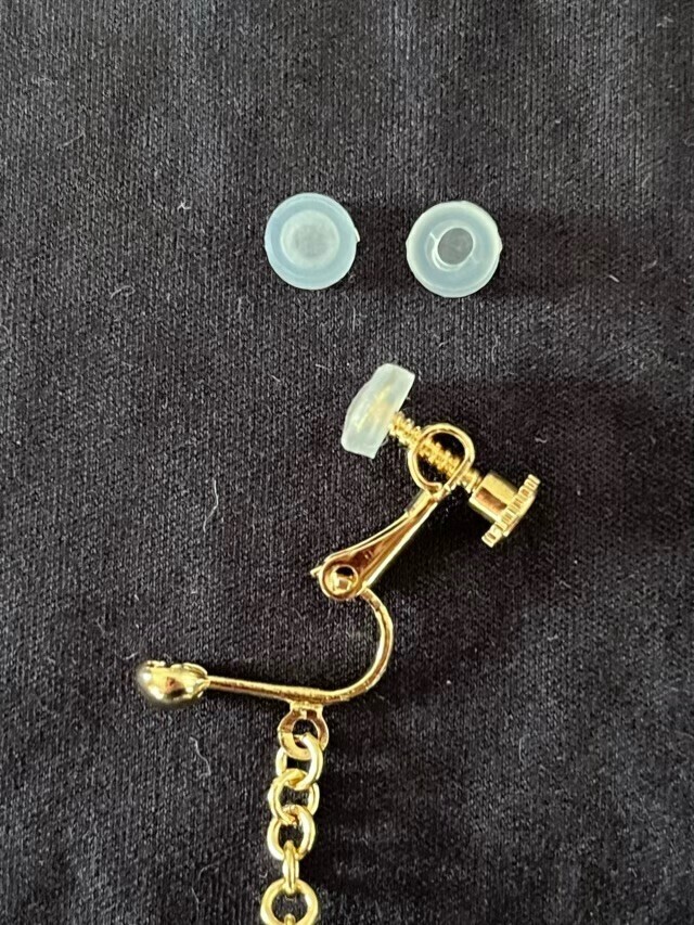 南の海のキラキラフープと貝殻（イヤリング／ピアス）【リベポ払い歓迎🎉】