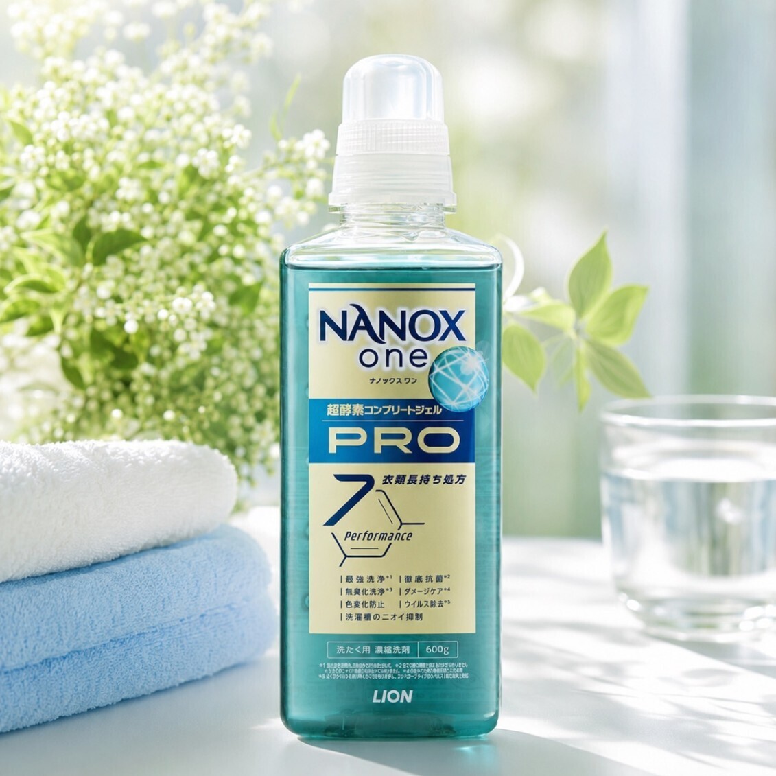 NANOX one(ナノックスワン) プロ 本体大600g 消臭力 洗濯洗剤 洗濯槽のニオイ抑制