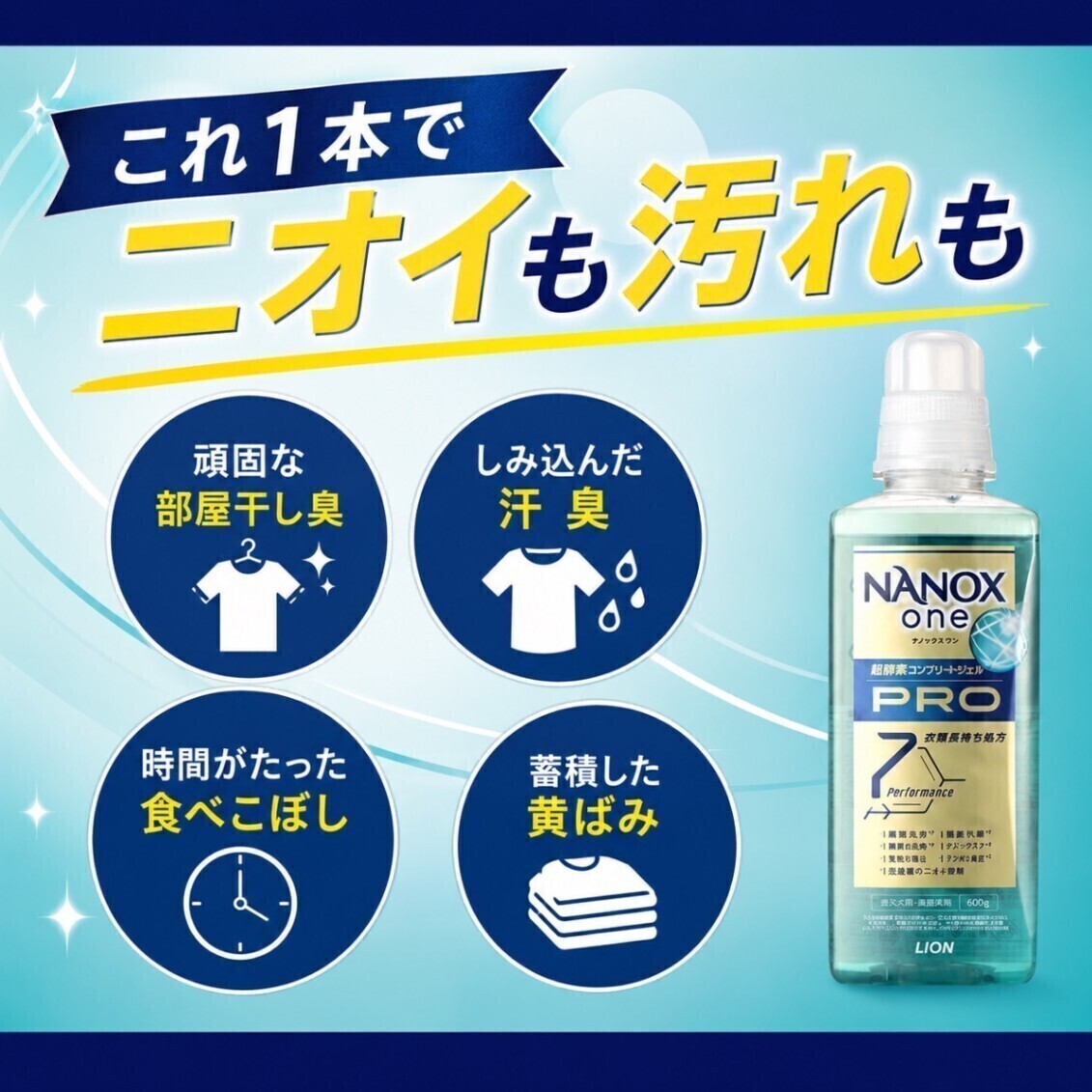 NANOX one(ナノックスワン) PRO プロ 詰替 ウルトラジャンボ1400g  洗濯洗剤