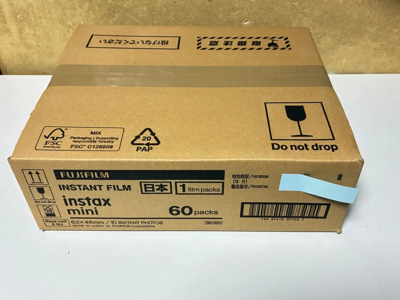 富士フイルム チェキフイルム 1本パック60箱入り業務用　計600枚セット