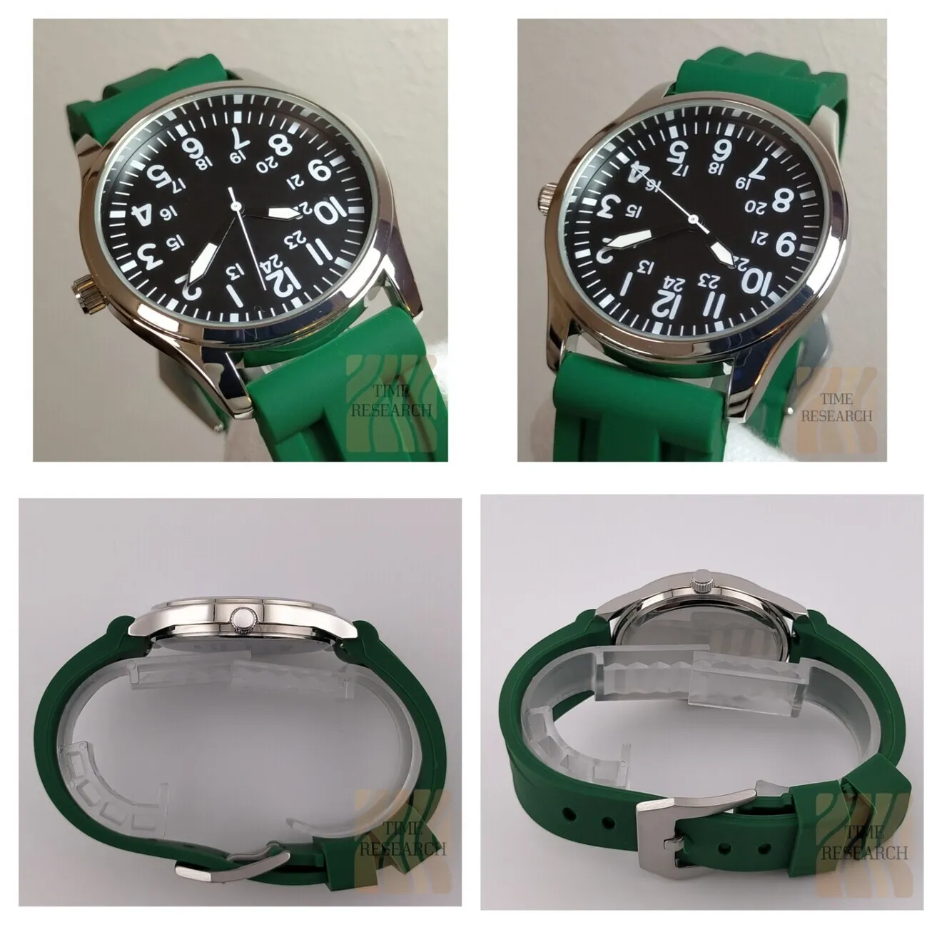 【軍事腕時計をラバーバンドでとことん使い倒す/新品】フイッシュテール尾錠装備 ⑥