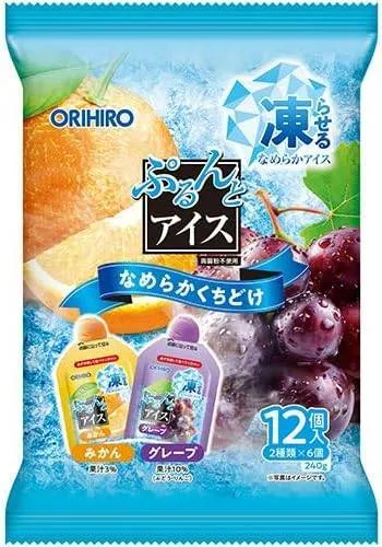 【ぷるんとアイス まとめ買いセット 102個】プレミアムカフェ みかん＋グレープ ソーダ＋コーラ