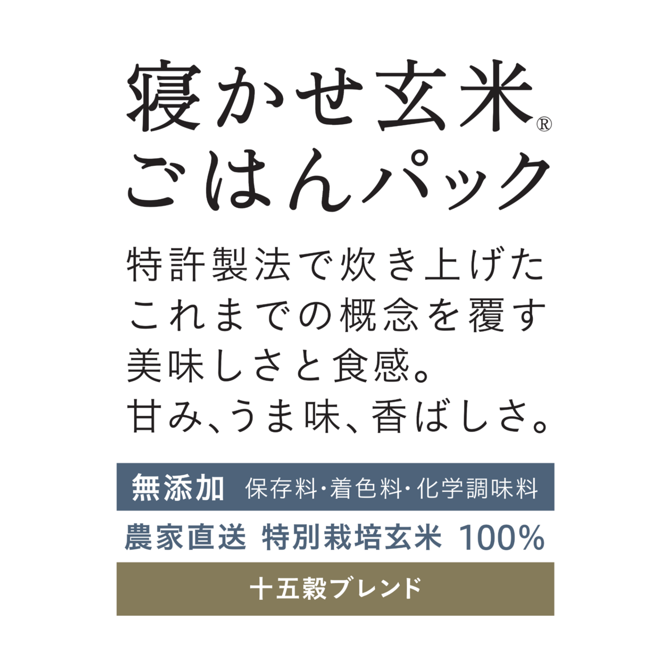 寝かせ玄米ごはんパック 十五穀ブレンド 160g｜特許製法もちもち・食物繊維たっぷり 結わえる