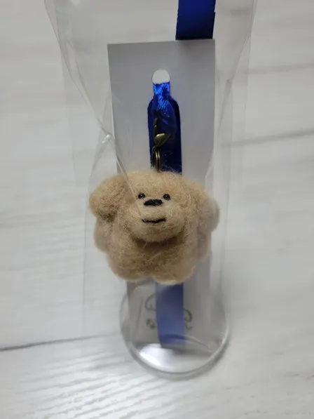 【ハンドメイド】茶まめまめ　しおり