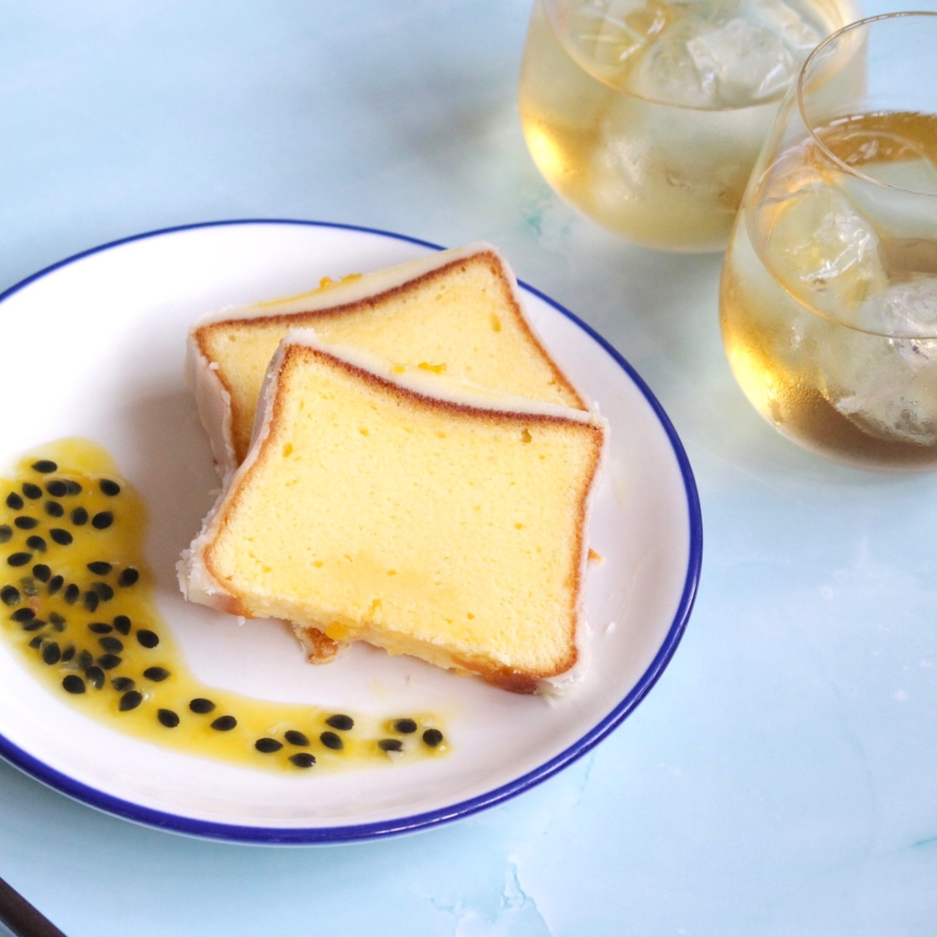 冷やして食べたい南国のケーキ🌴🥭🥥ケイクシルク【夏の果実】