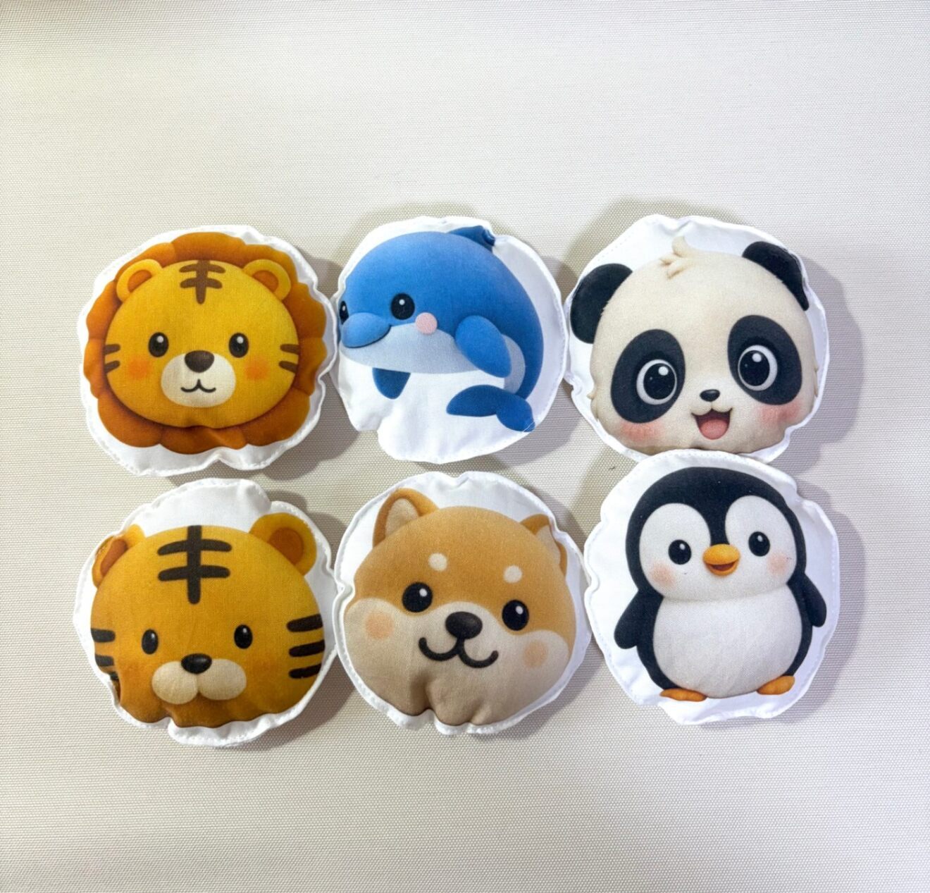 【リベ市場限定・4個付き】めっちゃ邪魔な動物名札ストラップ｜選べる6種類