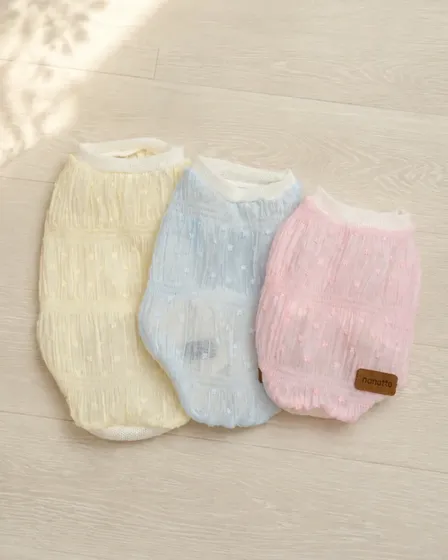 【ハンドメイド犬服】スノーシャーリングドビータンクトップ