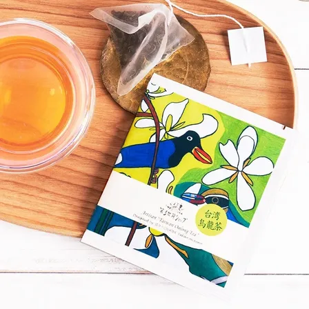 台湾烏龍茶 ティーバッグ 1.5g×1包｜農薬不使用・フェアトレード｜クチナシの花｜Artisan