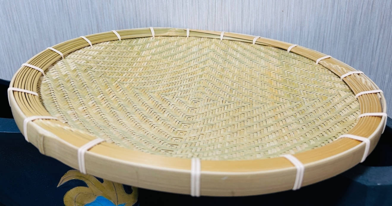 竹ザル 40㎝ 国産 真竹【希少生産の日本製竹ザル】ざる