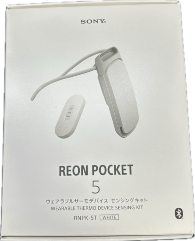 ソニー ネッククーラー REON POCKET 5 RNPK-5T ホワイト ペルチェ素子