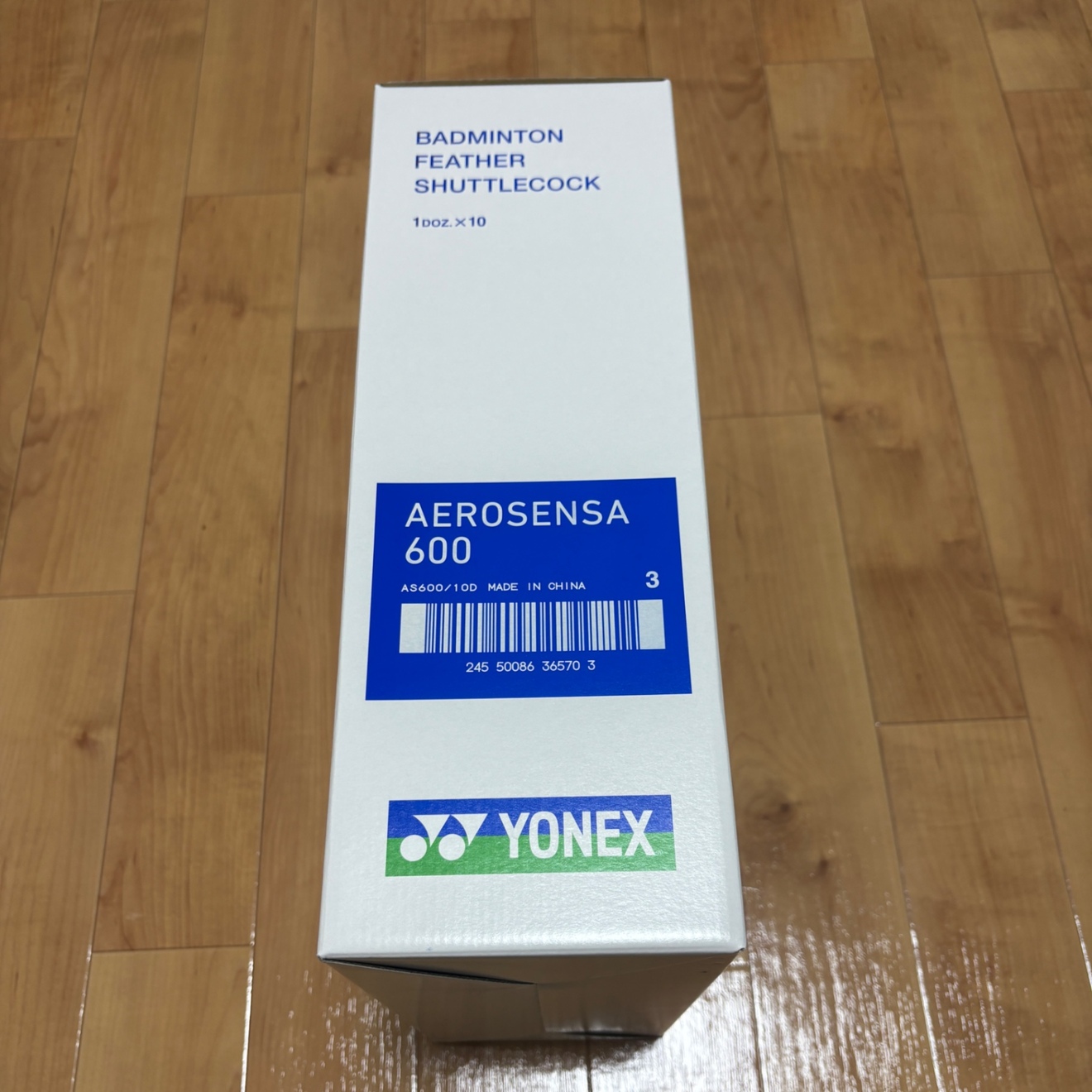 【新品・未開封】エアロセンサ600 YONEX　10ダース1箱