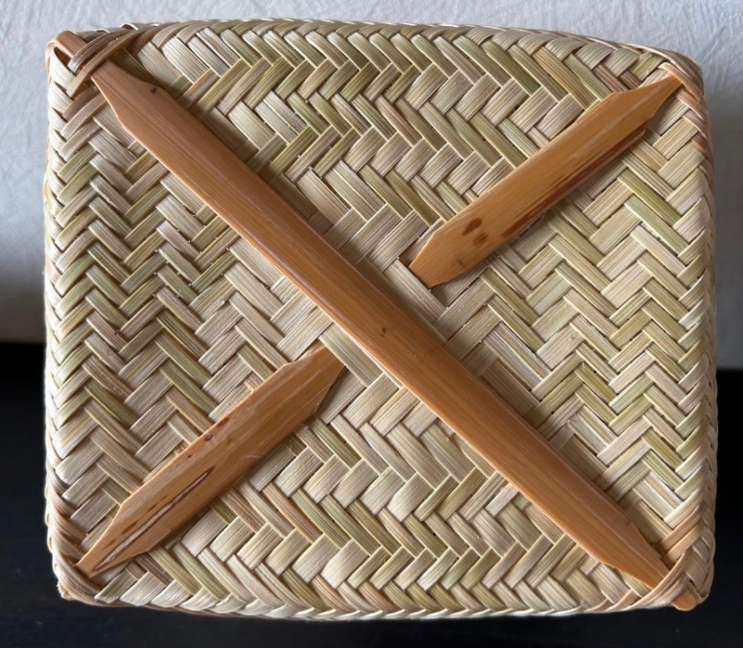 ① 竹籠 カゴ (18㎝) 竹かご 器 竹細工 国産真竹