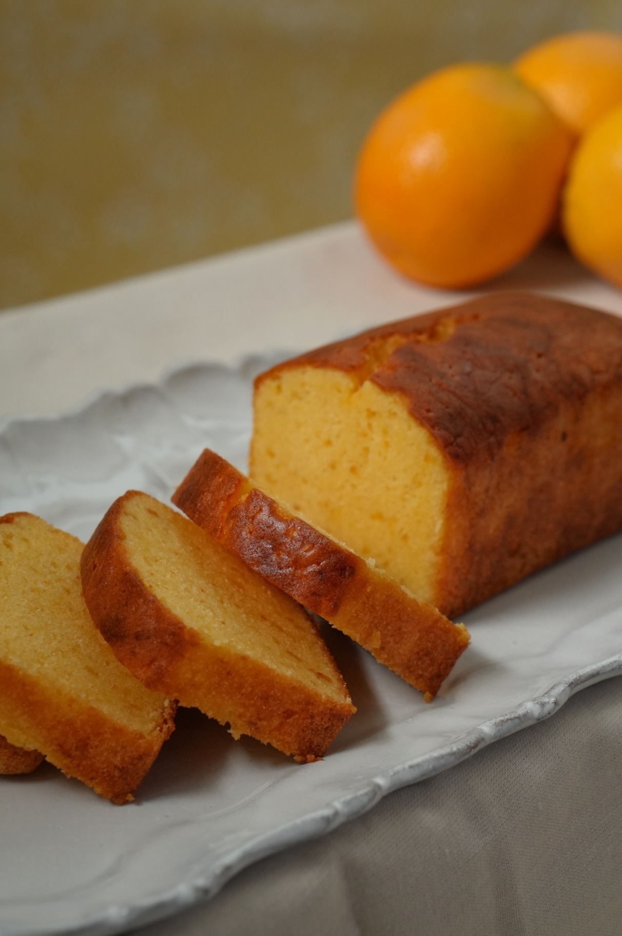 オレンジのパウンドケーキ