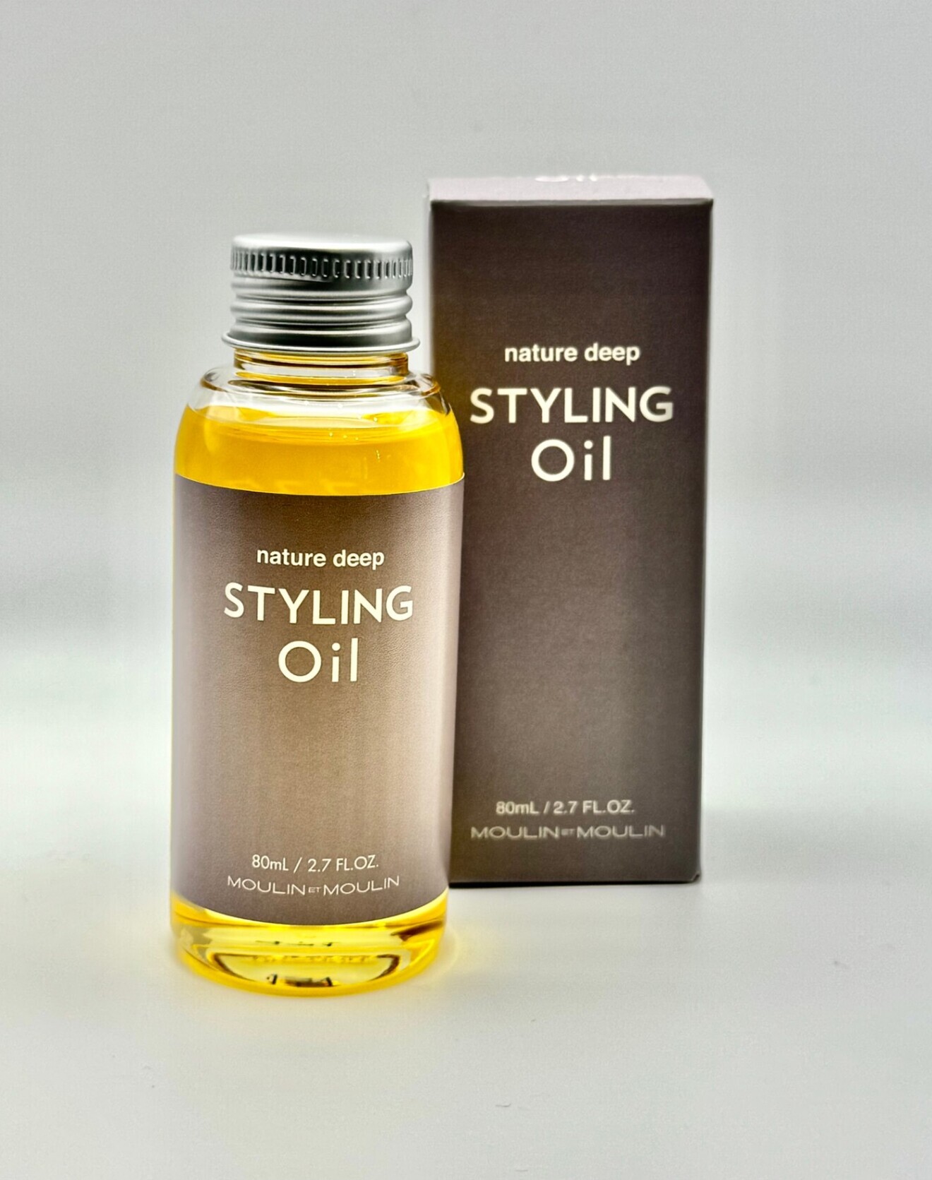 【ネイチャーディープ スタイリングオイル】美容室専売 天然由来成分100％＊ ツヤ・束感 80mL