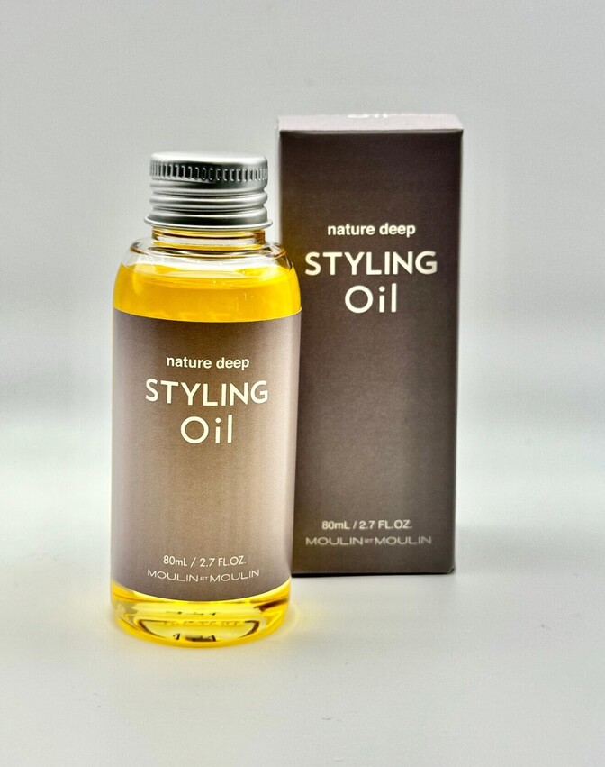 【ネイチャーディープ スタイリングオイル】美容室専売 天然由来成分100％＊ ツヤ・束感 80mL