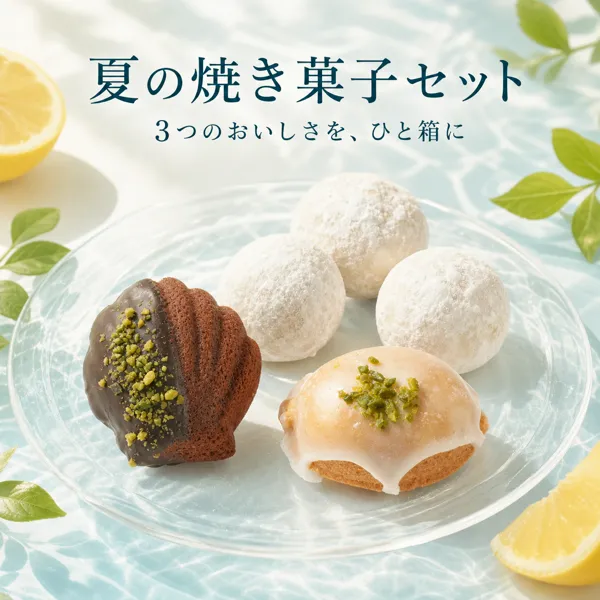 【8/8発送or8/9新宿オフィスでお渡】夏の焼き菓子セット🍋