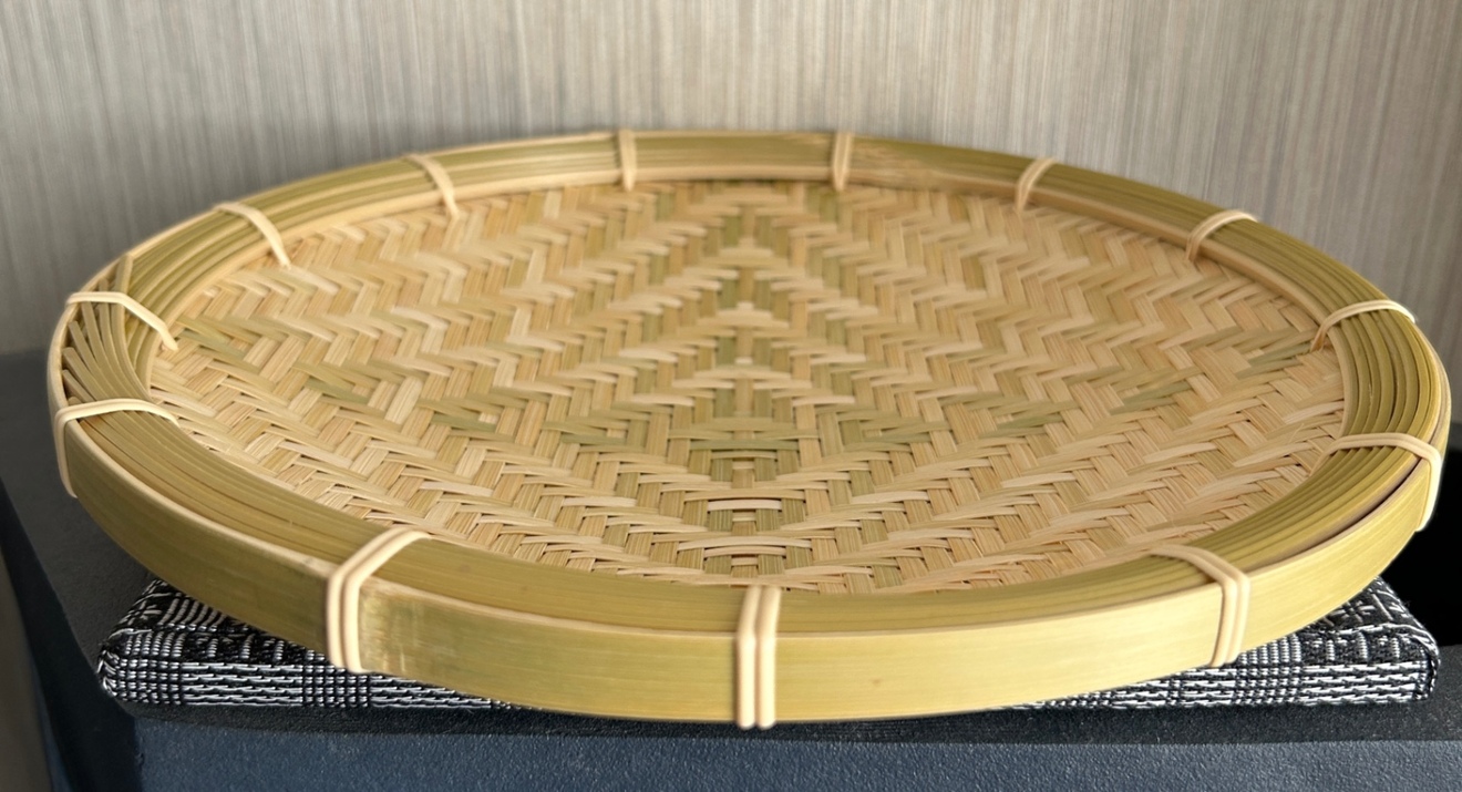 竹ザル 25㎝ 国産 真竹【希少生産の日本製竹ザル】ざる ②