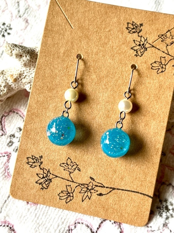 ミラーボール🪩みたいなフックピアス【リベポ払い歓迎🎉】