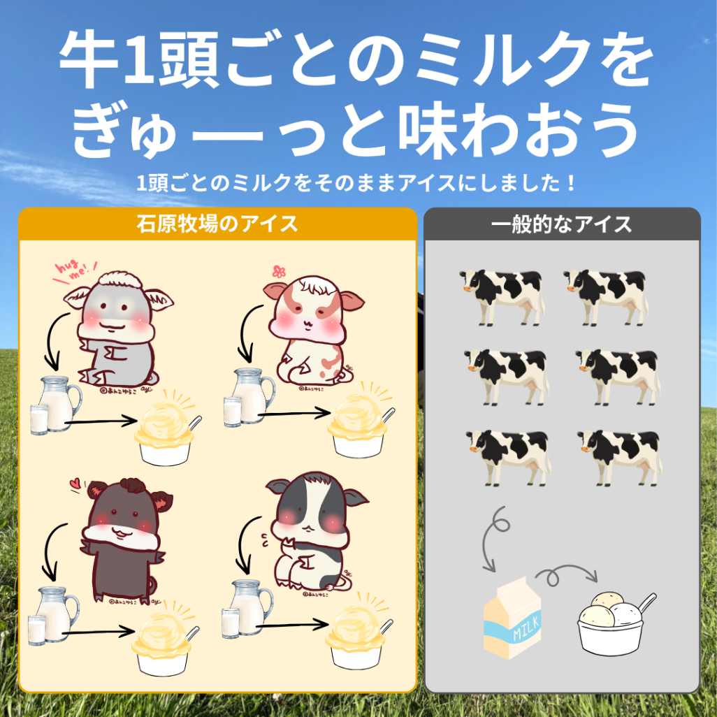 【みるくすきや でおなじみ】1頭のミルクを丸ごと味わうアイス（6個セット）【東日本まで送料無料】