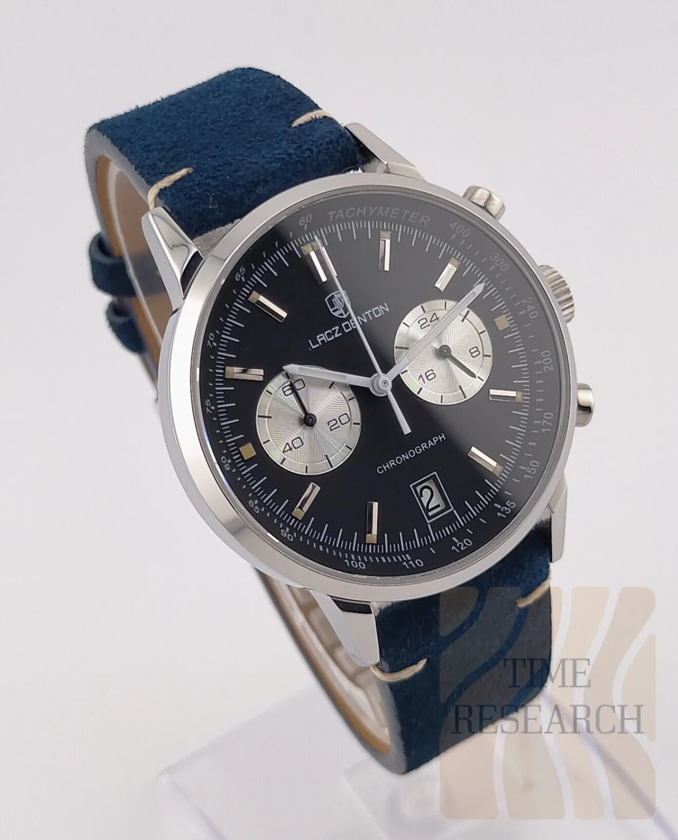 【国産vk64に秀逸デザインを纏った大人の為のクロノグラフ/新品】防水100m②