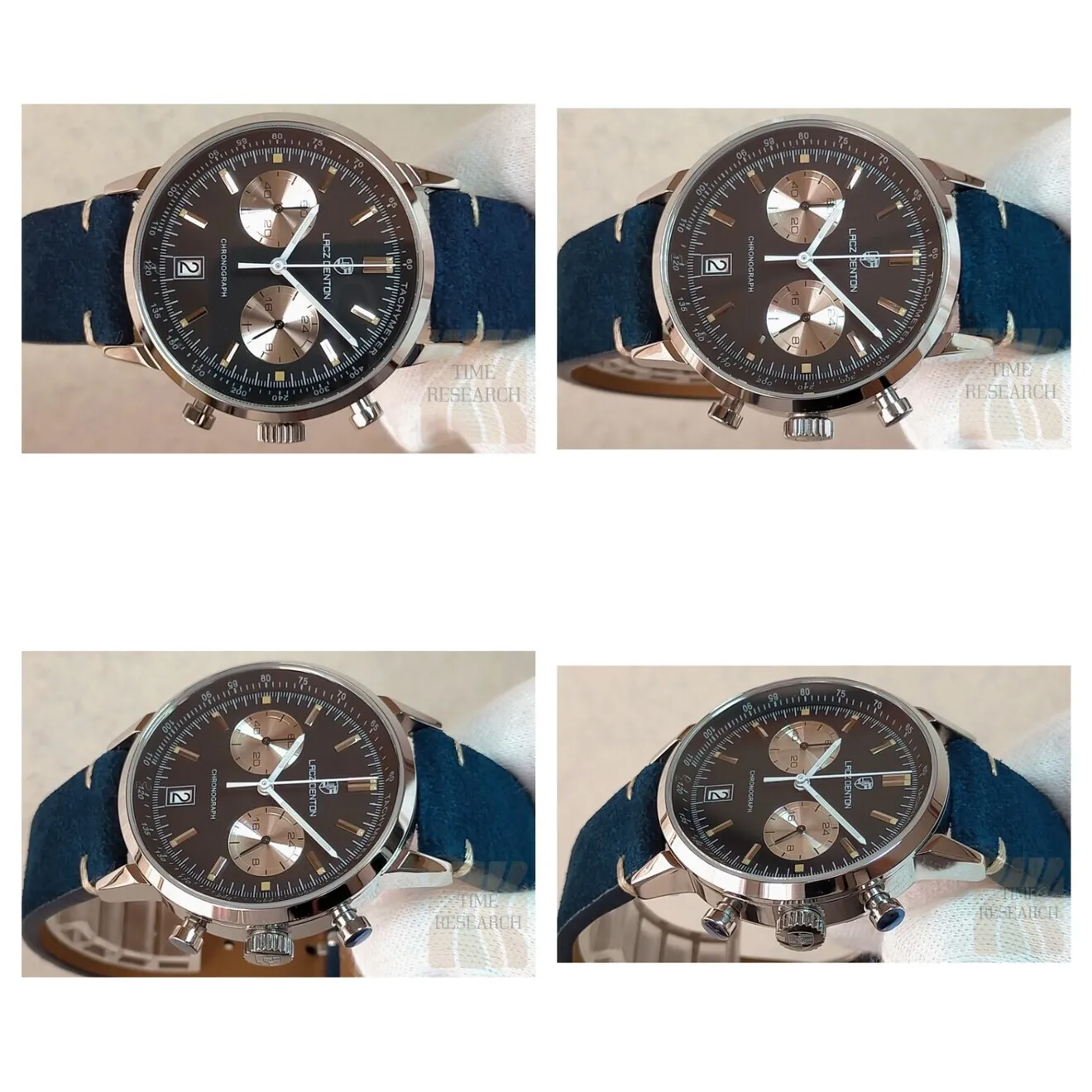 【国産vk64に秀逸デザインを纏った大人の為のクロノグラフ/新品】防水100m②