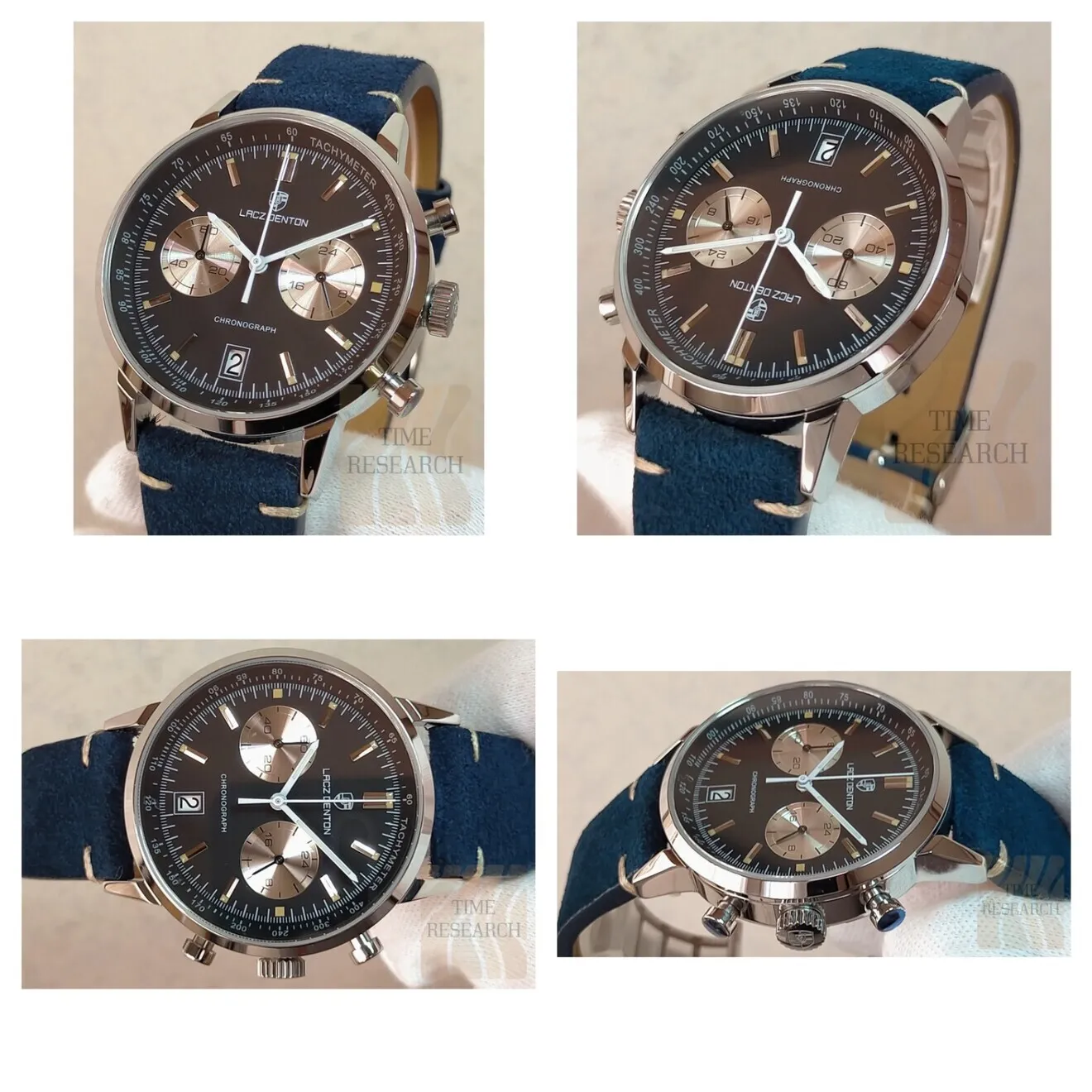 【国産vk64に秀逸デザインを纏った大人の為のクロノグラフ/新品】防水100m②