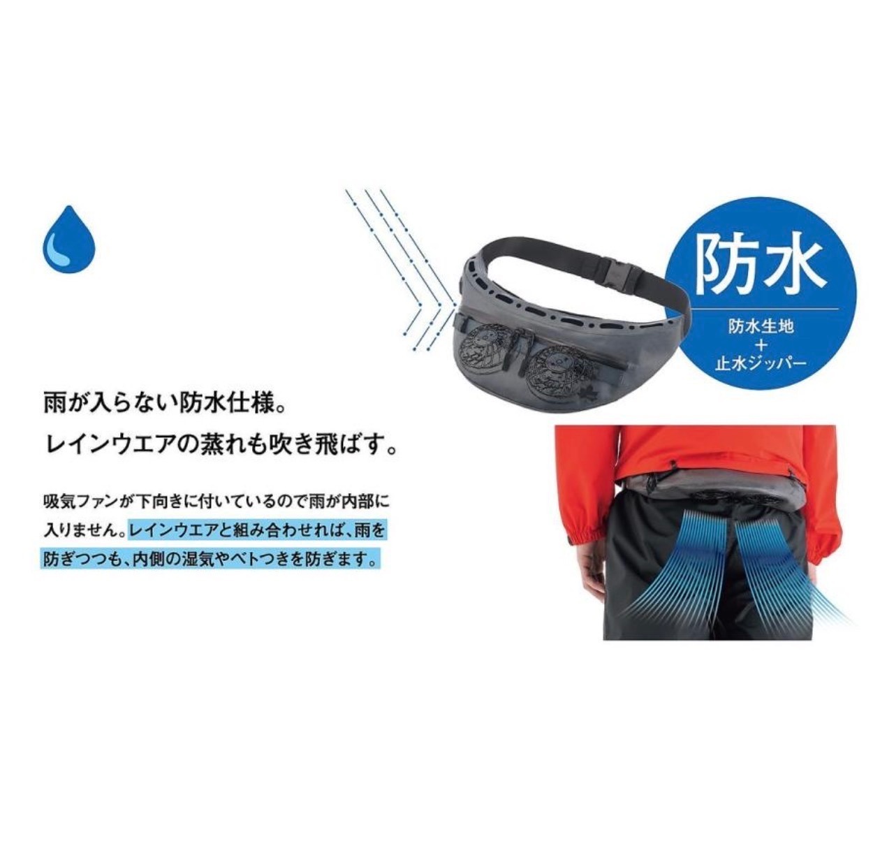 【新品未開封】LOGOS 野電 ボディエアコン・クールダイレクト ファン付き 暑さ対策