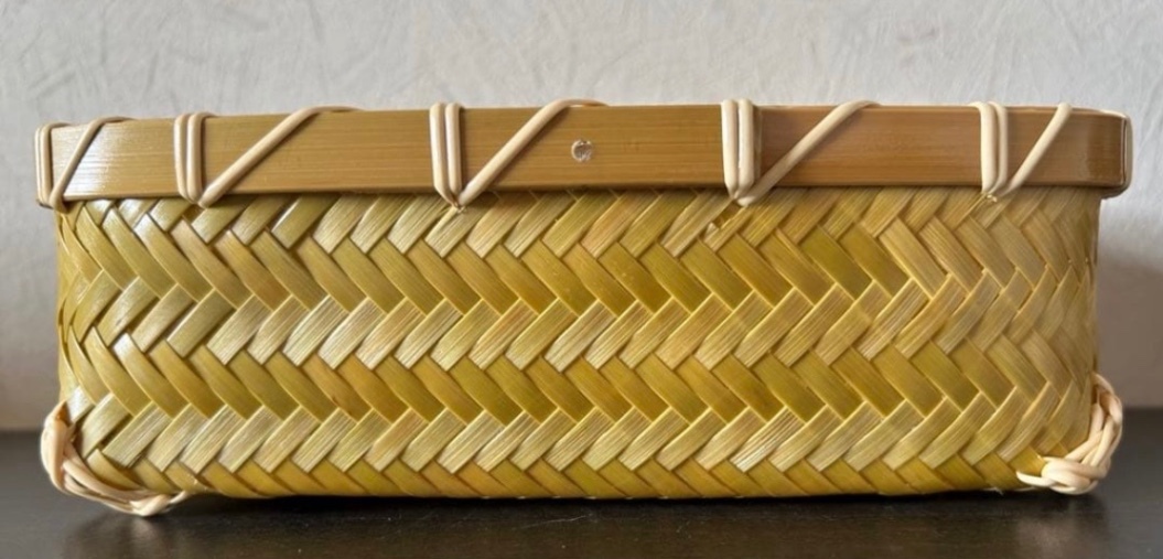 ② 竹籠 カゴ (20㎝) 竹かご 器 竹細工 国産真竹