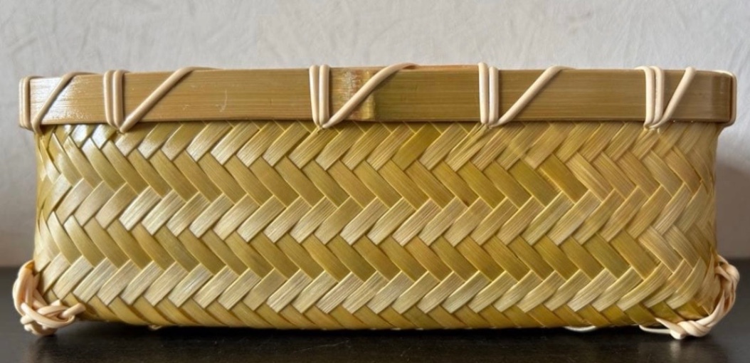 ② 竹籠 カゴ (20㎝) 竹かご 器 竹細工 国産真竹