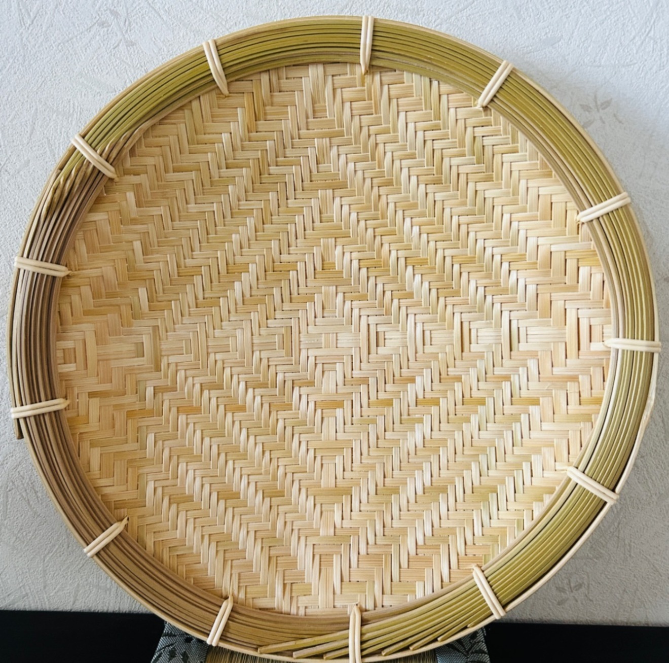 竹ザル 25㎝ 国産 真竹【希少生産の日本製竹ザル】ざる ②