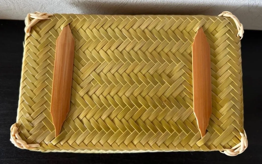 ② 竹籠 カゴ (20㎝) 竹かご 器 竹細工 国産真竹
