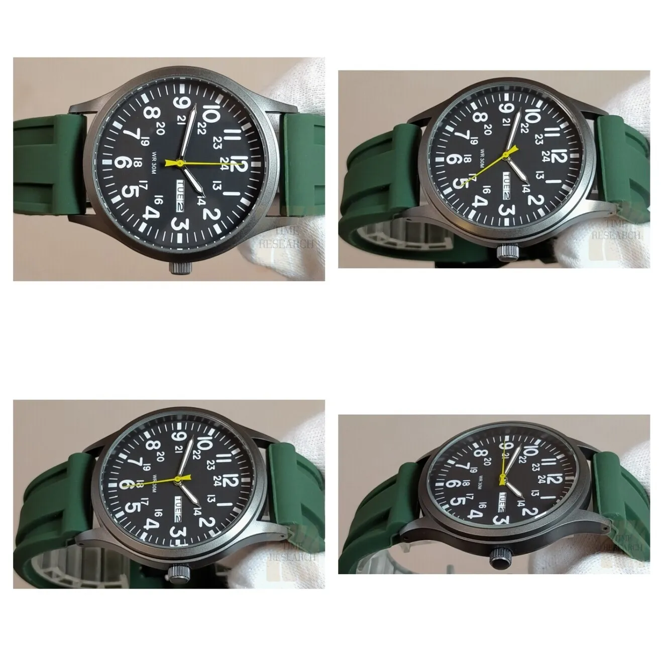 シンプルながら機能性/耐久性共に申し分なし【デイデイト/新品】ミリタリーラバー①