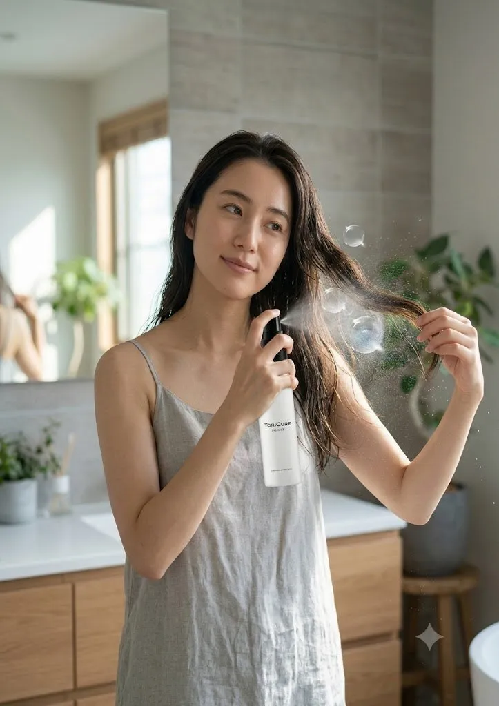 【TORiCURE フィックスミスト 150ml】美容室専売 クセ・うねりをときほぐしダメージ補修