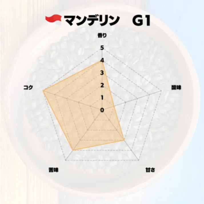 🇮🇩マンデリン G1 自家焙煎コーヒー豆 100g〜400g【焙煎 挽き方思いのまま】