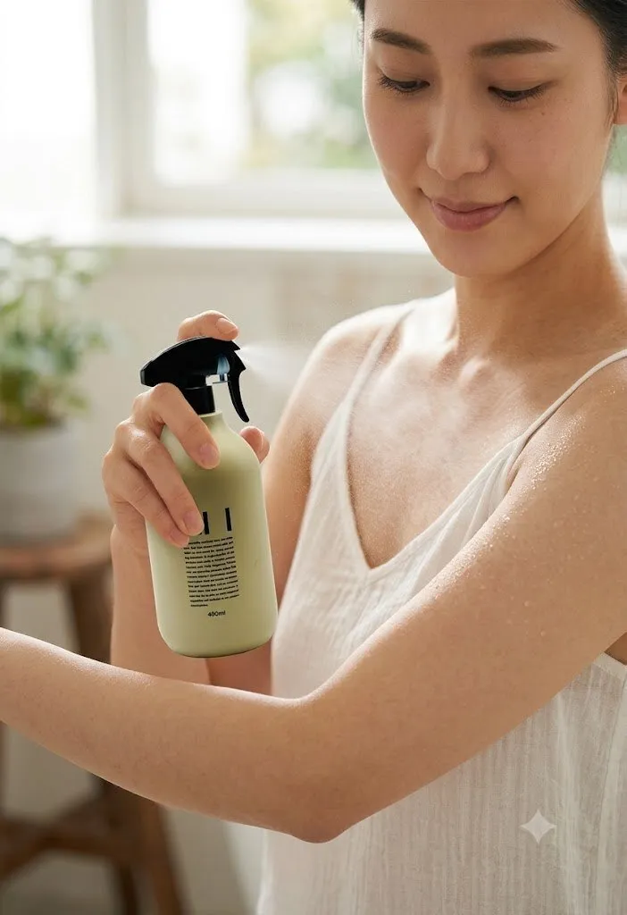 【NI BODY MIST 携帯用80ml・中身入り】全身用グルーミングミスト ユズ&ジンジャー