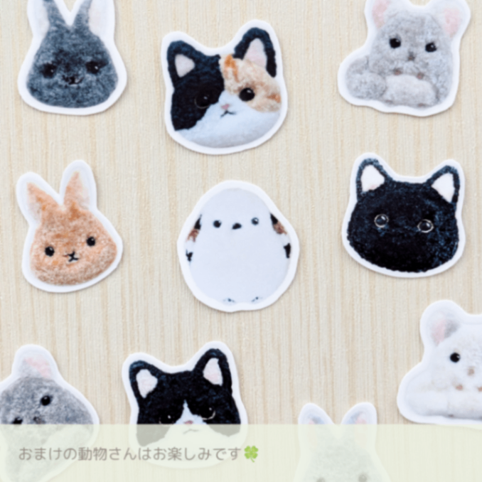 柴犬フレークシール 30枚＋おまけ2枚｜ふわふわ刺繍の柴犬さんシール【手帳・ノートに】