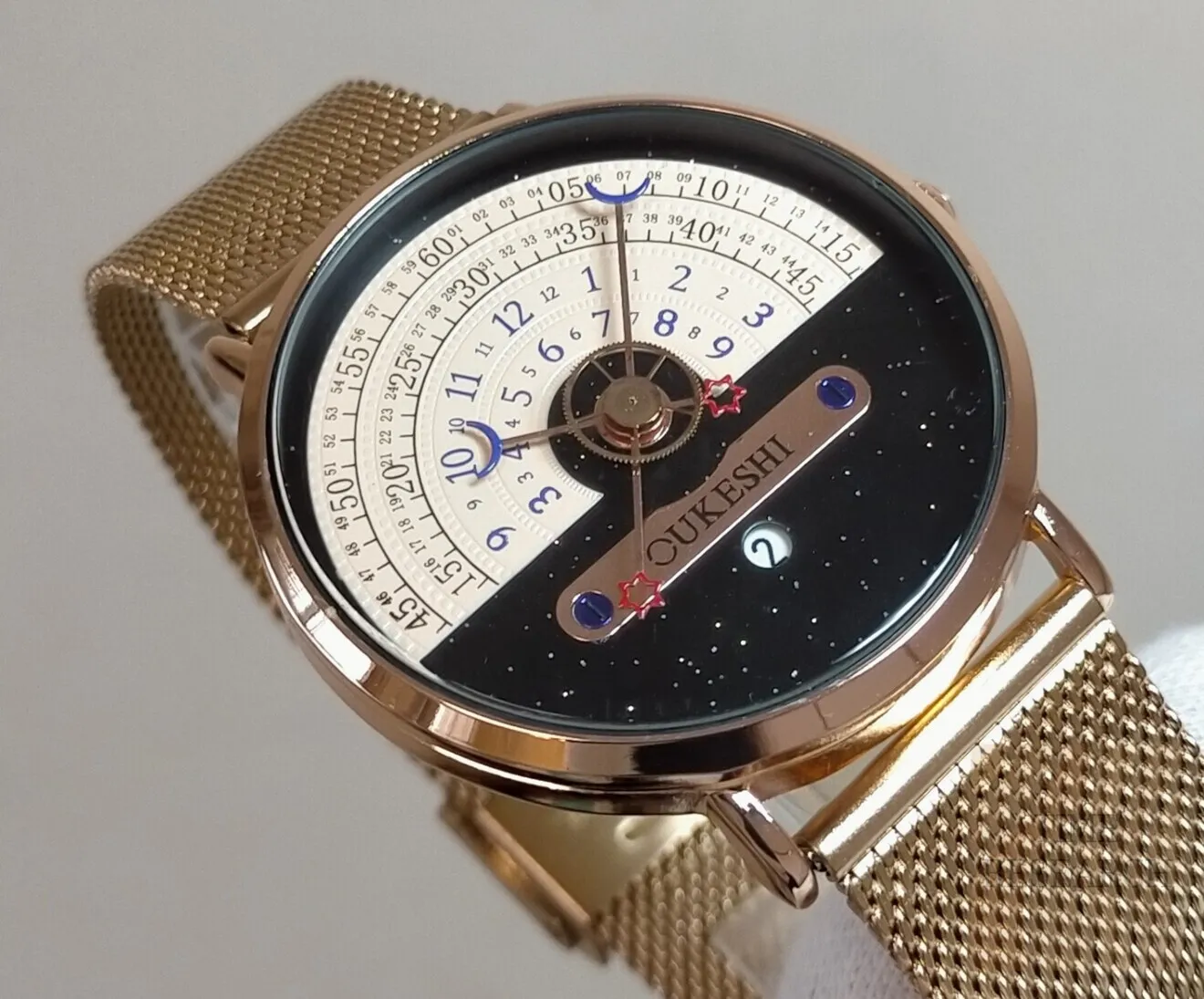 【新品】画期的時刻表示方を備えたドレスウォッチに待望のローズゴールドエディション