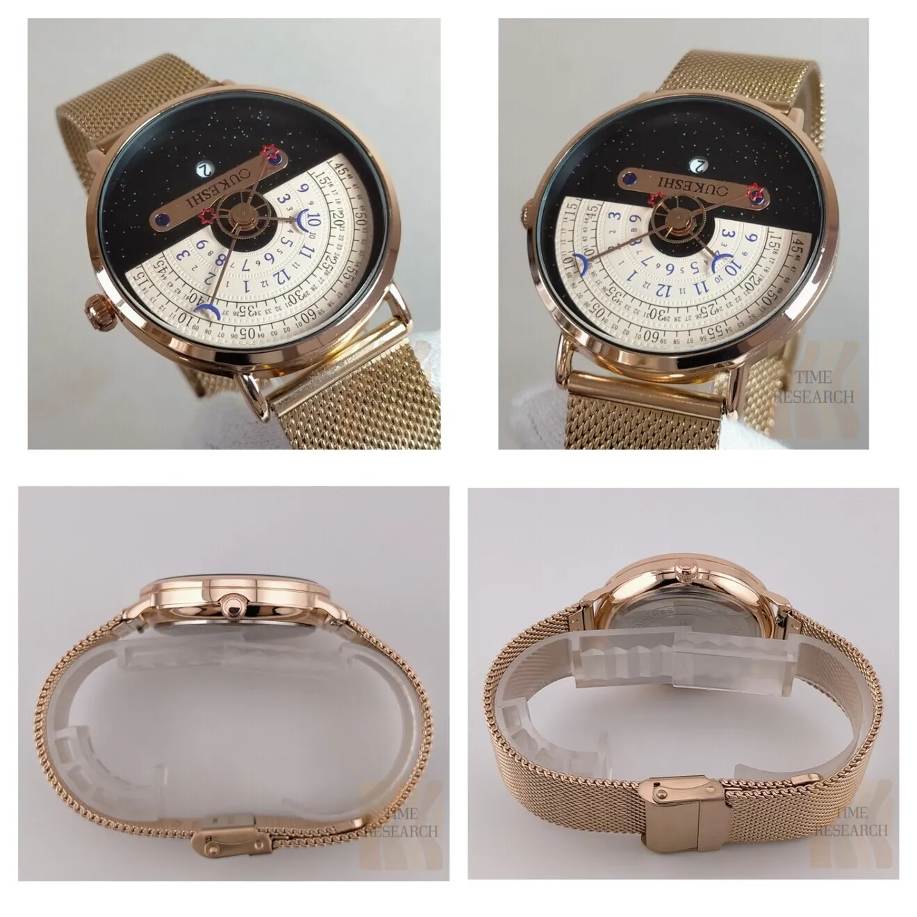【新品】画期的時刻表示方を備えたドレスウォッチに待望のローズゴールドエディション
