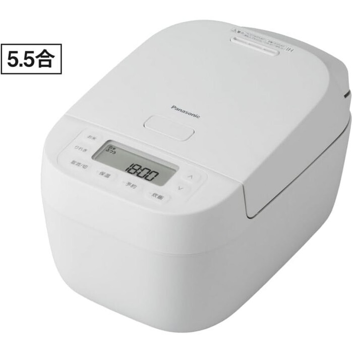 【延長3年保証】Panasonic IH炊飯器 5.5合 SR-N210E-W ホワイト